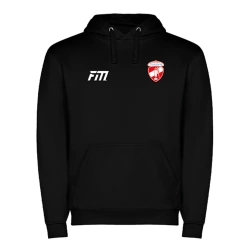 Bavlnená mikina s kapucňou - čierna