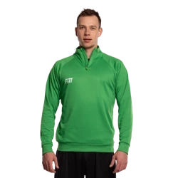 Tréningová mikina pre seniorov/juniorov - papradinovo zelená