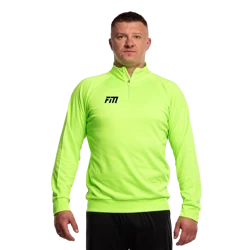 Tréningová mikina pre seniorov/juniorov - fluorescenčná zelená