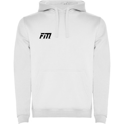 Bavlnená mikina s kapucňou - biela